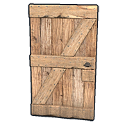 Wooden Door from Rust